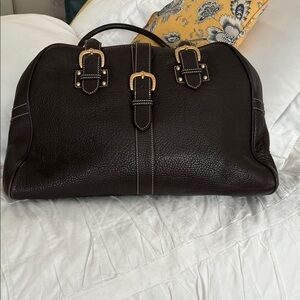 Dooney& Bourke chocolate brown tote handbag